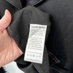 Nadine Merabi Top Womens XL Black Silk Touch Polyester Feather Cuffs Whimsigoth Photo 6