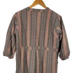 Free People People Free Loveland Metallic Striped Jumpsuit Wool Blend Brown Bohemian Boho XS Photo 9