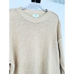 Aerie  Womens Sweater Pullover Oversized Deconstructed Slouchy Beige Size Medium Photo 1