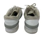 New Balance Size 7 Sneakers White Gray Lace Up Running Jogging Exercise Gym Photo 2
