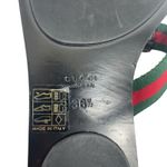Gucci  Interlocking GG Web Strap Thong Sandal Black Size 36.5 Photo 11