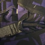 Chico's NWOT Purple and Black Abstract Print Wide Leg Pants Photo 4