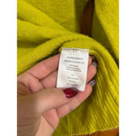 Veronica Beard Green Cashmere Whipstitch Raglan Sweater Women’s XS Flaw Photo 3