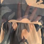 ZARA ‎ sheer mesh camo camouflage babydoll top coverup Photo 4