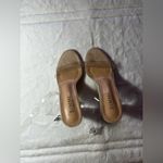 Simmi London  heels clear heel  snake Vera! Size 5 color nude suede clear Photo 9