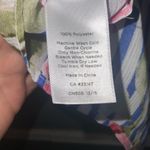 Talbots Pink & Blue SemiSheer Long Sleeve Floral Striped Button-Up Shirt Large Photo 7