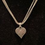 Brighton  Pendant Silver/Pewter Necklace Photo 3