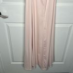 Forever 21 Sz M Pink Blush Sleeveless Maxi Dress Cross Back Photo 6