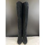 Nine West Snowfall Womens Black Leather Over The Knee Boots Size 9M SKU 6522 Photo 1