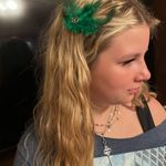 White & grey Feather & Gem Hair Clip Hair Accessory Gray Photo 7