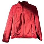 Green Tea  Womens S Faux Fur Fleece Lined Pink Holiday Red Core Soft Cozy Jacket Photo 1