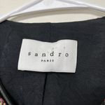 Sandro  Violaine Tweed Jacket Women’s Size Medium Zip Front Career Blazer Photo 8