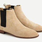 J.Crew Pull On Chelsea Ankle Boots Suede Tan Size Women’s 7 Photo 0