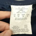 Nautica  Tankini Set with Keyhole Navy Floral Top and Solid Navy Bottoms - Size10 Photo 6