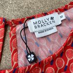 Molly Bracken  Tennis Racket Print Retro Dress NEW Photo 1