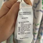 Prabal Gurung Collective Floral Side Ruffle Dress White Blue Formal Spring 10 Photo 4