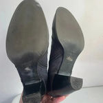 Sesto Meucci  Sleek Western Zip Style Charcoal Weave Granny Ankle boots Booties 6 Photo 8