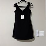 Reformation Lia Knit Dress Off the Shoulder Size L NWT Photo 2