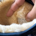 UGG  Classic Short Sequined Boots in Blue and Silver Photo 4