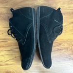 Eddie Bauer  Black Chukka Bootie Ankle Boot Womens Size 10 Leather Suede Lace Up Photo 7