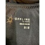 Aerie Offline Dress Athletic Mini Black Sleeveless Built Photo 4