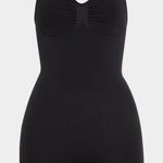 SKIMS  Mid Thigh Bodysuit Shapewear Womens S/M Sculpting Slimming Black Photo 0