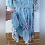 Ted Baker London Dannyel hankerchief mint fairycore dress Sz 3/12 Blue Photo 8