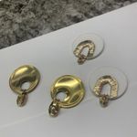 Lot Of 2 Costume Earrings Pierced Vintage Photo 5