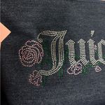 Juicy Couture  Denim  Cosmetic Bag with rhinestone Photo 3