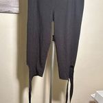 Free People Movement . Black athletic tie bottom leggings Photo 0