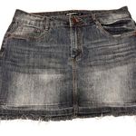 Dollhouse Women Short Skirt Color Wash Denim Size 11 Sku 1027 Photo 0