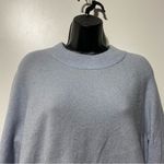 Athleta  Hawthorne Crew Neck Extra Fine Merino Wool Sweater Light Blue Size Small Photo 5