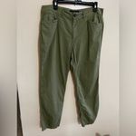 LRL Lauren Jeans Co Women's Dress Pants Women's Size 12 Olive Cotton Green Photo 3
