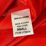 The Coverii NWT  Red Double V-neck Strappy Layered Cami Small Photo 7