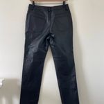 Newport News  Black 100% Leather Pants Size 8 Photo 3