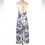Stillwater Tropical Floral Open Back Jumpsuit Romper Women’s Size Small S Pink Photo 1