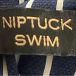 Nautical Blue and White Striped One Piece Swimsuit Size 12 Photo 1