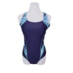 Charmo Athletic Blue Racerback‎ Swim 1pc Swimsuit SMALL Beach Vacation Poolcore Size undefined Photo 1