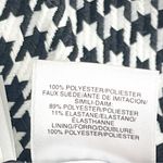 Kasper Houndstooth Long Sleeves Elbow Patches Lined Single Button Blazer 24W Photo 3