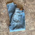 American Eagle Highest Rise Mom Jean Denim Heavily Distressed Size 2 Short Photo 2