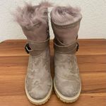 ROSS & SNOW “Emilina” Weatherproof Shearling Camo Moto Ankle Boots Size 6 Photo 1