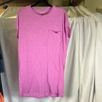 Velvet by Graham Spencer Vintage Slub‎ Pocket T Shirt Dress Womens XS Relaxed Purple Photo 12