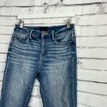 Y2K Buckle Black Ankle Skinny Jeans Women’s 27x27 Fit No. 83 Medium Wash Denim Blue Size 27 Photo 6