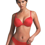 SKIMS - NWT Ultimate Push-Up Plunge Bra Cayenne 36D Photo 0