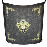 Versace  SCARF MODAL CASHMERE SIGNATURE BAROQUE MEDUSA BLACK/GOLD/BROWN/WHITE Photo 13