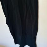 NICHOLAS Women's Compact Column Black Mock Neck Side Slit Midi Dress Size Large Photo 9