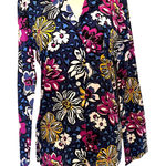 Vera Bradley Violet Floral Button Womens Shirt Size XS Preppy Y2K Retro Boho Photo 0