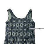 Athleta Geometric Ikat Jogger Jumpsuit Pockets Gorpcore Outdoor Teal size 8 Photo 4