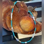 Brand New 5PCS Pastel Multicolor beaded necklace with freshwater pearls Black Photo 2