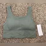 Yogalicious NWT Women’s  Textured Seamless Clara Sports Bra Chinios Green Size M Photo 0